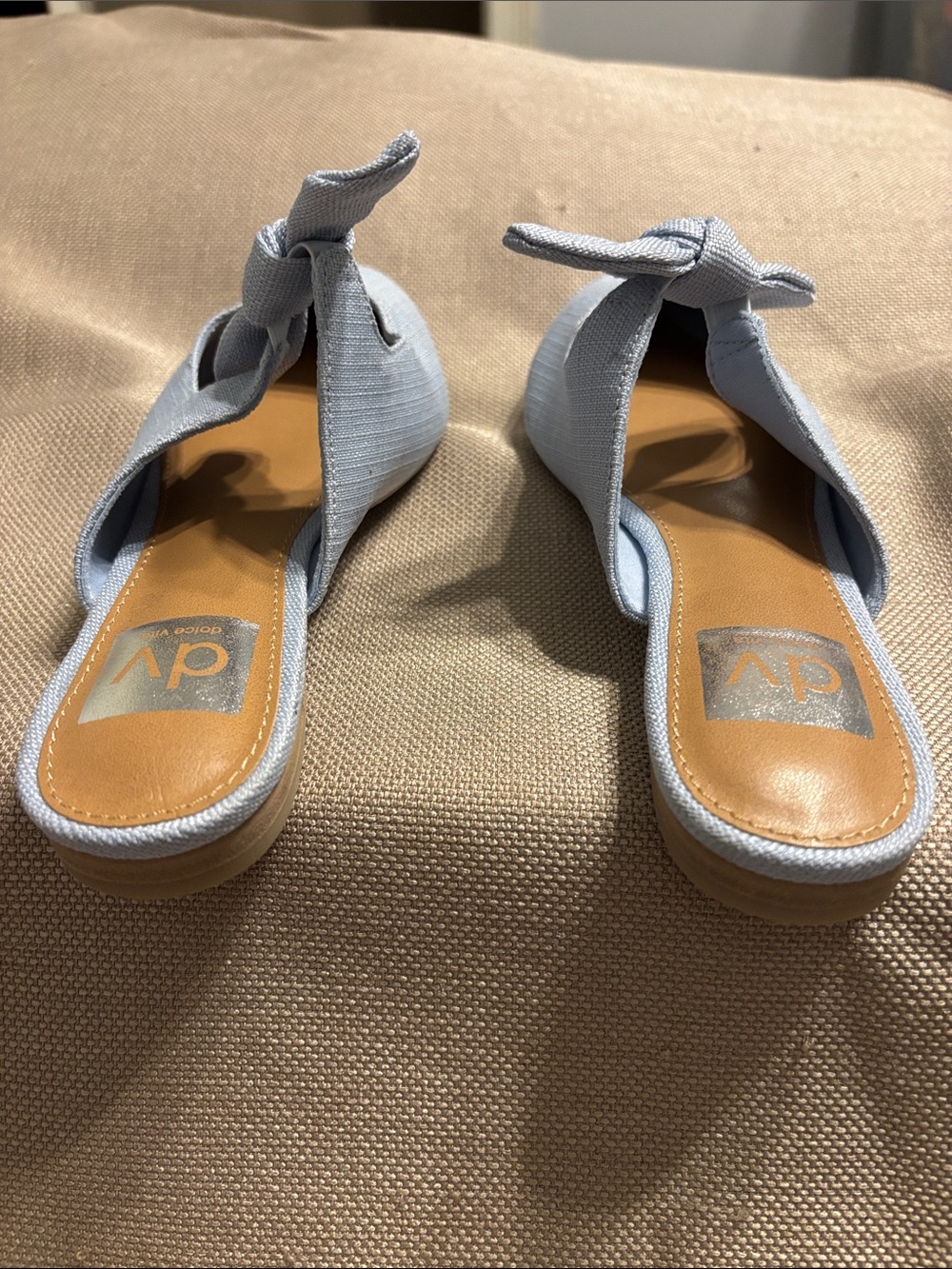 DV Dolce Vita Christian Bow Knot Mule Slide Flats - Picture 7 of 10